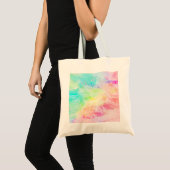 Regenbogen-Tie-Dye Tragetasche (Vorderseite (Produkt))