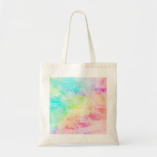 Regenbogen-Tie-Dye Tragetasche (Vorne)