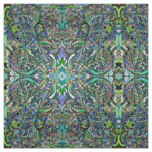 Regenbogen TieDye flippige Hippie-Tapisserie Stoff