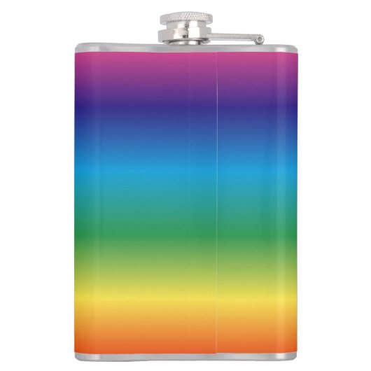 Regenbogen tief flachmann (Rückseite)