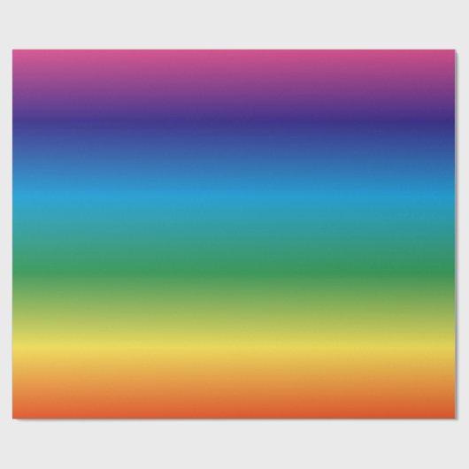 Regenbogen tief geschenkpapier (Flach)