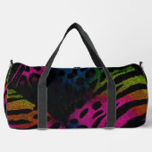 Regenbogen-Tier-Mischung Duffle Bag (Vorderseite)