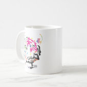 Regenbogen-Tiger Kaffeetasse (Vorderseite Links)