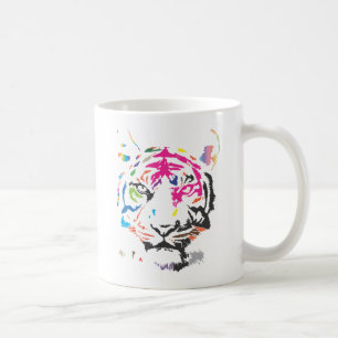 Regenbogen-Tiger Kaffeetasse