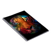 Regenbogen-Tiger Notizblock (Rechte Seite)