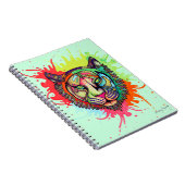 Regenbogen-Tiger Notizblock (Rechte Seite)