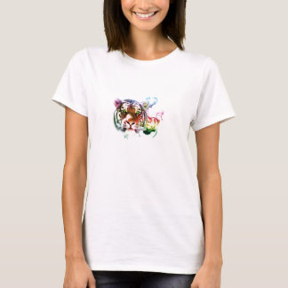 Regenbogen-Tiger T-Shirt