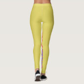Regenbogen-Tiger-Träume Leggings (Rückseite)