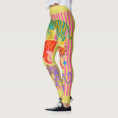 Regenbogen-Tiger-Träume Leggings (Links)