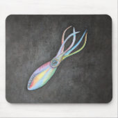 Regenbogen-Tintenfisch Mousepad (Vorne)