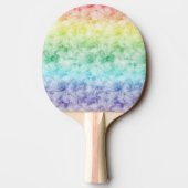 Regenbogen Tischtennis Schläger (Rückseite)