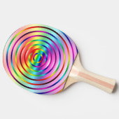 Regenbogen Tischtennis Schläger (Seitenansicht)