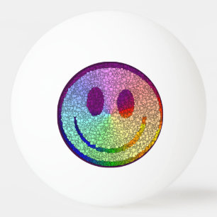 Regenbogen Tischtennisball
