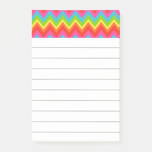 Regenbogen To-Do-Liste Post-it-Notizen Post-it Klebezettel (Vorderseite)