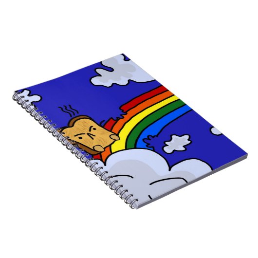 Regenbogen-Toast Notizblock (Rechte Seite)