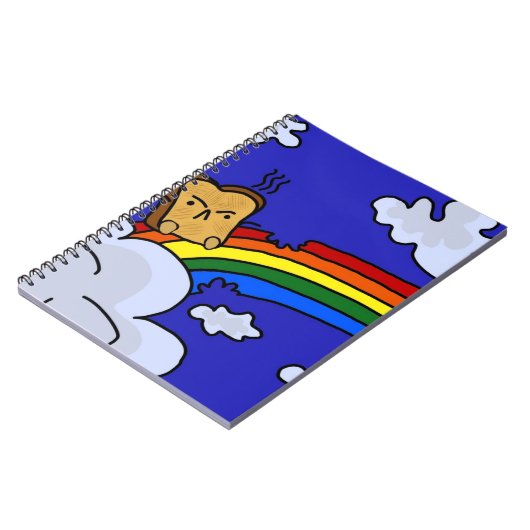 Regenbogen-Toast Notizblock (Linke Seite)