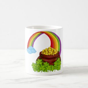 Regenbogen-Topf der GoldTasse Kaffeetasse