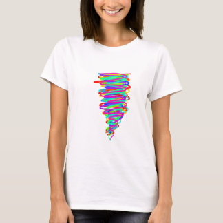Regenbogen-Tornado-T - Shirt
