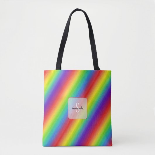 Regenbogen-Totetasche Tasche (Vorderseite)