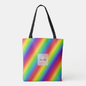 Regenbogen-Totetasche Tasche (Rückseite)