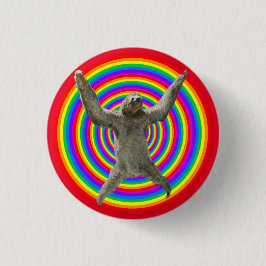 Regenbogen-Trägheit Button