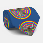 Regenbogen-Trägheit Krawatte (Gerollt)