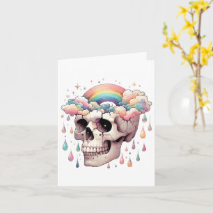 Regenbogen-Träum-Grußkarte (leer) Karte