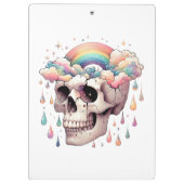 Regenbogen-Träume-Clipboard Klemmbrett (Rückseite)