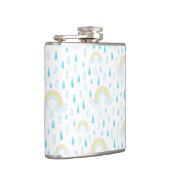 Regenbogen-Träume Flachmann (Rechts)