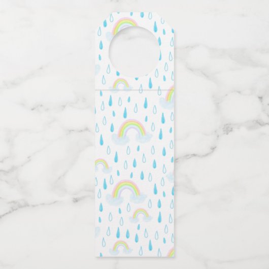 Regenbogen-Träume Flaschenanhänger (Vorderseite)