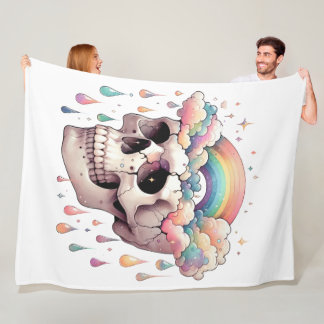 Regenbogen-Träume-Fleece-Decke Fleecedecke