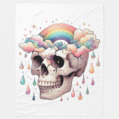 Regenbogen-Träume-Fleece-Decke Fleecedecke (Vorderseite)