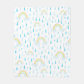 Regenbogen-Träume Fleecedecke (Vorderseite)