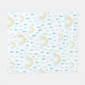 Regenbogen-Träume Fleecedecke (Vorderseite (Horizontal))