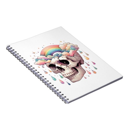 Regenbogen-Träume Foto-Notizbuch Notizblock (Rechte Seite)