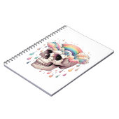Regenbogen-Träume Foto-Notizbuch Notizblock (Linke Seite)