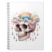 Regenbogen-Träume Foto-Notizbuch Notizblock (Vorderseite)