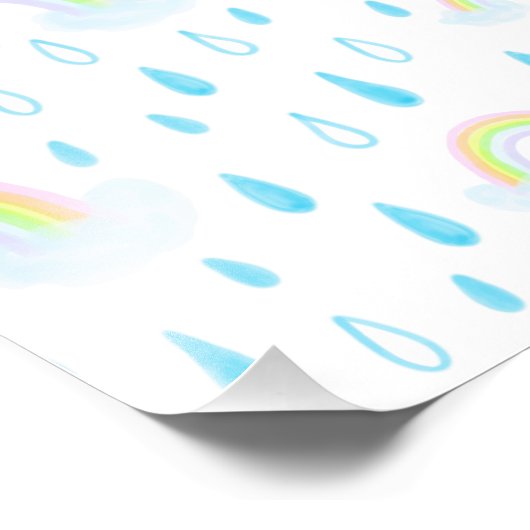 Regenbogen-Träume Fotodruck (Ecke)