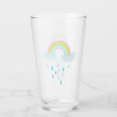 Regenbogen-Träume Glas (Rückseite)