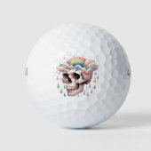 Regenbogen-Träume Golfbälle (Vorderseite)