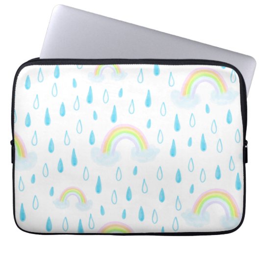 Regenbogen-Träume Laptopschutzhülle (Vorderseite)