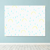 Regenbogen-Träume Leinwanddruck (Insitu (Holzboden))