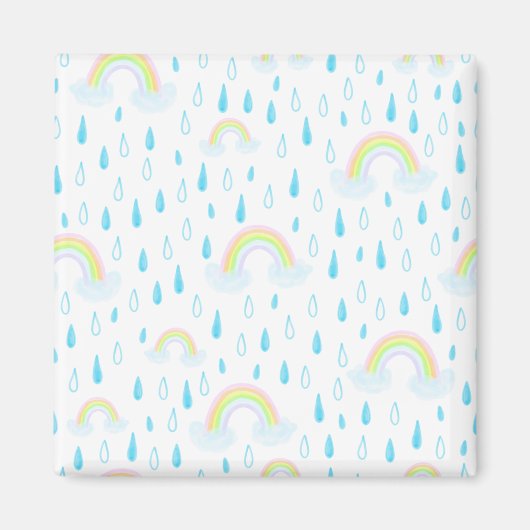 Regenbogen-Träume Magnet (Vorne)