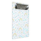 Regenbogen-Träume Mini Klemmbrett (Schrägansicht)