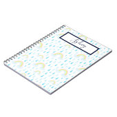 Regenbogen-Träume Notizblock (Linke Seite)