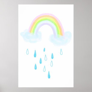 Regenbogen-Träume Poster