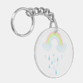 Regenbogen-Träume Schlüsselanhänger (Vorderseite links)