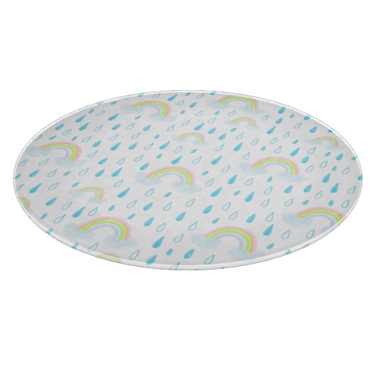 Regenbogen-Träume Schneidebrett (Ecke)