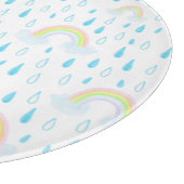 Regenbogen-Träume Schneidebrett (Ecke)