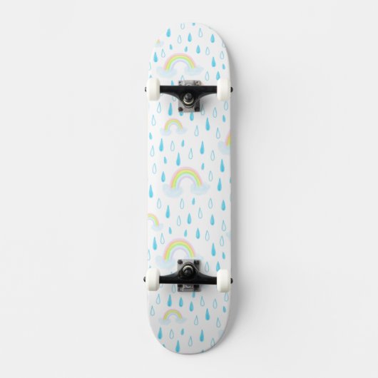 Regenbogen-Träume Skateboard (Vorderseite)